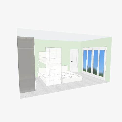 隔断床 Free 3D furniture designs and blueprints from Flatma Community