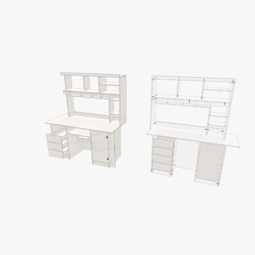 书桌-2024091320241008 Free 3D furniture designs and blueprints from Flatma Community