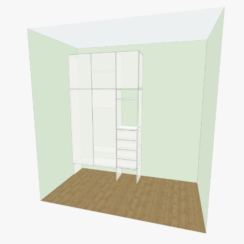 Прихожая в коридор Free 3D Furniture Projects and Blueprints from the Flatma Community