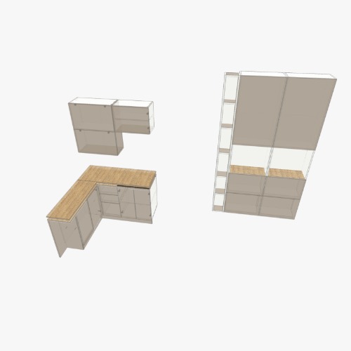 кухня готов Free 3D furniture designs and blueprints from Flatma Community