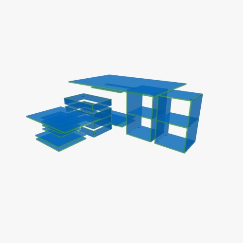 Тумба+соты Free 3D furniture designs and blueprints from Flatma Community