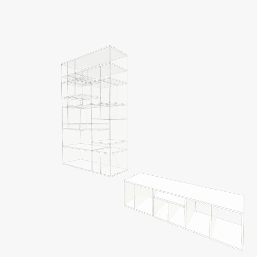 книжный Free 3D furniture designs and blueprints from Flatma Community