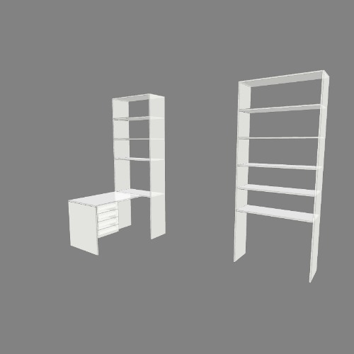 Книжный шкаф спальня