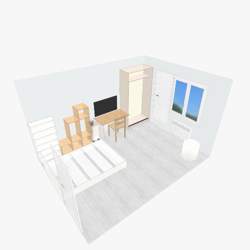 Комната 1 Бесплатные 3D-проекты мебели и чертежи от сообщества Flatma