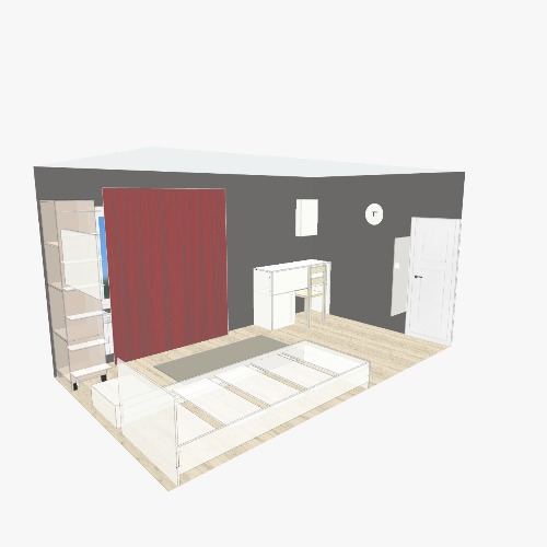 Комната Free 3D furniture designs and blueprints from Flatma Community