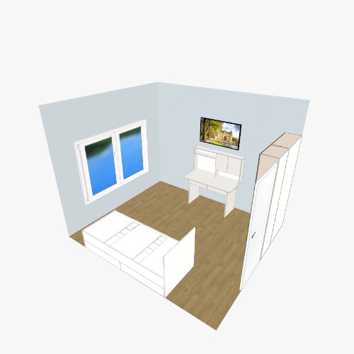 Комната Free 3D furniture designs and blueprints from Flatma Community