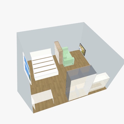 Комната Free 3D furniture designs and blueprints from Flatma Community