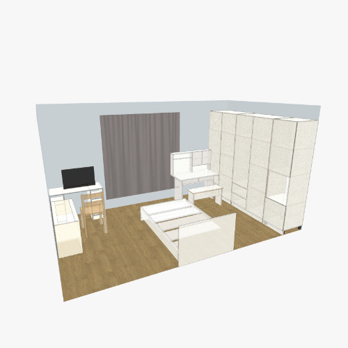 комната Free 3D furniture designs and blueprints from Flatma Community