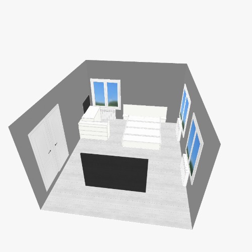 Комната Free 3D furniture designs and blueprints from Flatma Community