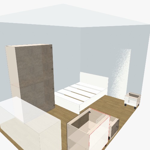комната Free 3D furniture designs and blueprints from Flatma Community