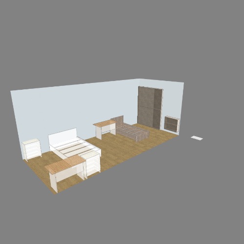 Комната Free 3D furniture designs and blueprints from Flatma Community