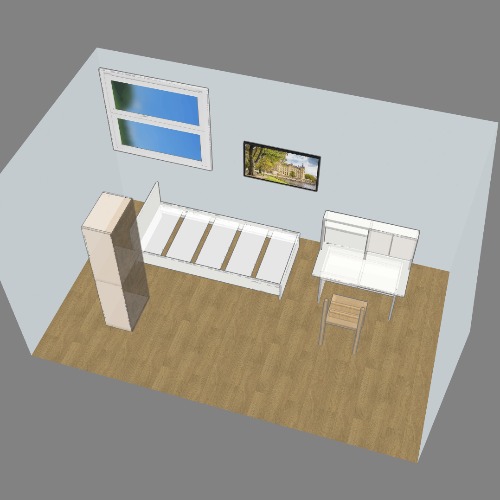 Комната Free 3D furniture designs and blueprints from Flatma Community