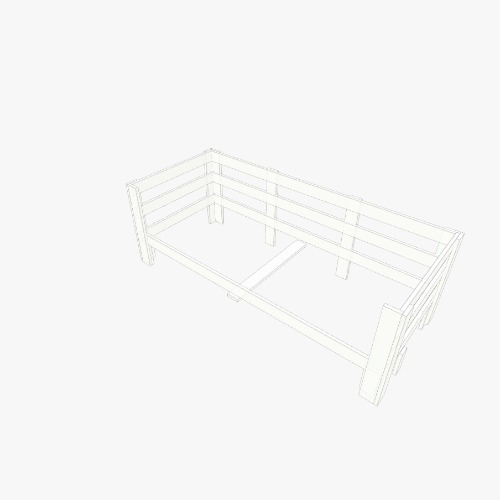 Кровать Free 3D furniture designs and blueprints from Flatma Community