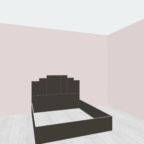 Кровать Бесплатные 3D-проекты мебели и чертежи от сообщества Flatma