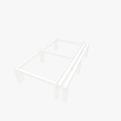 Кровать Free 3D furniture designs and blueprints from Flatma Community