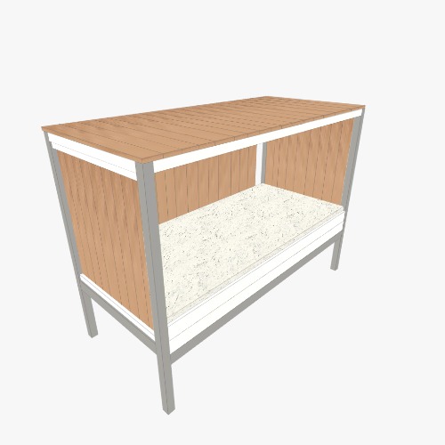 Кровать Free 3D furniture designs and blueprints from Flatma Community