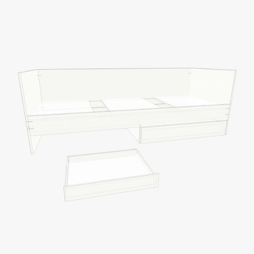 Кровать Free 3D furniture designs and blueprints from Flatma Community