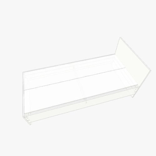 Кровать односпальная с вкладышем Free 3D furniture designs and blueprints from Flatma Community