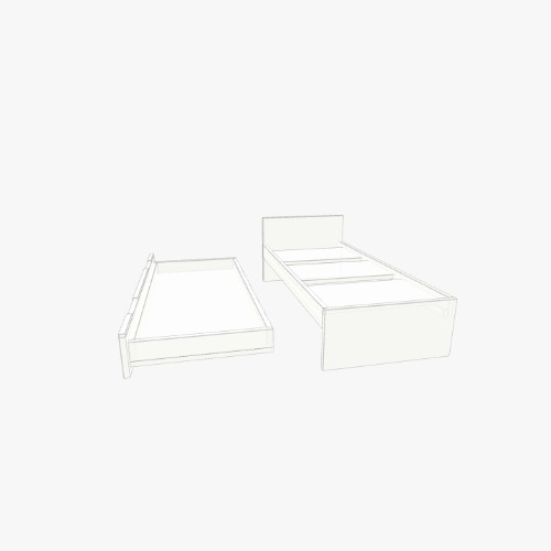 кровать (размеры некорректны) Free 3D furniture designs and blueprints from Flatma Community