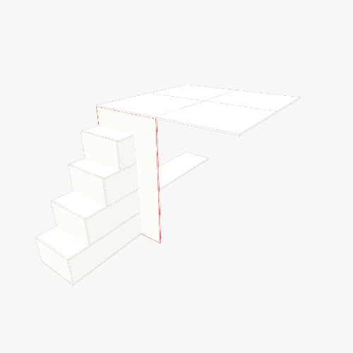 Кровать-чердак Без Ящиков Free 3D furniture designs and blueprints from Flatma Community