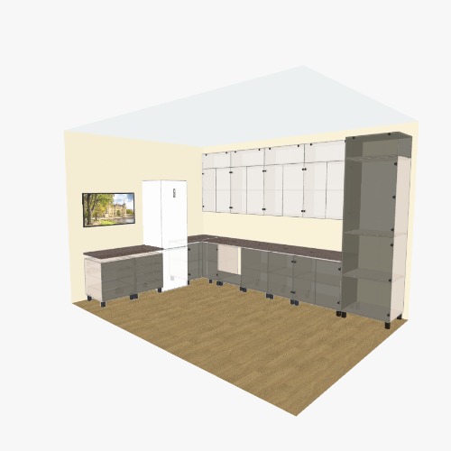 Кухня Free 3D furniture designs and blueprints from Flatma Community