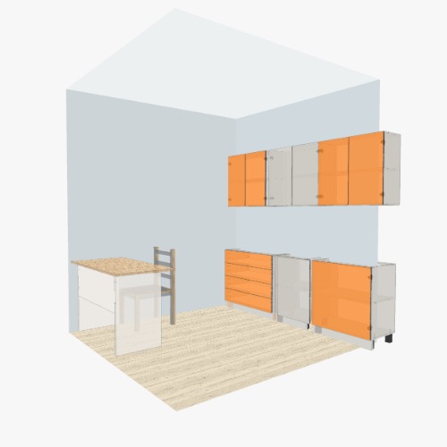 кухня Free 3D furniture designs and blueprints from Flatma Community
