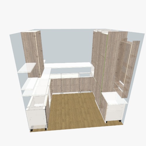 кухня Free 3D furniture designs and blueprints from Flatma Community