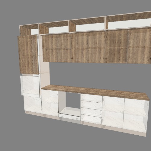 кухня Free 3D furniture designs and blueprints from Flatma Community