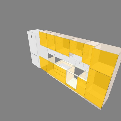 кухня Free 3D furniture designs and blueprints from Flatma Community