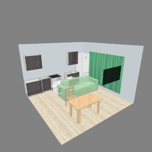 кухня 4 на 4 Free 3D furniture designs and blueprints from Flatma Community