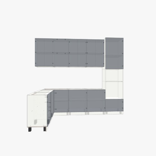 Кухня №4 Free 3D furniture designs and blueprints from Flatma Community