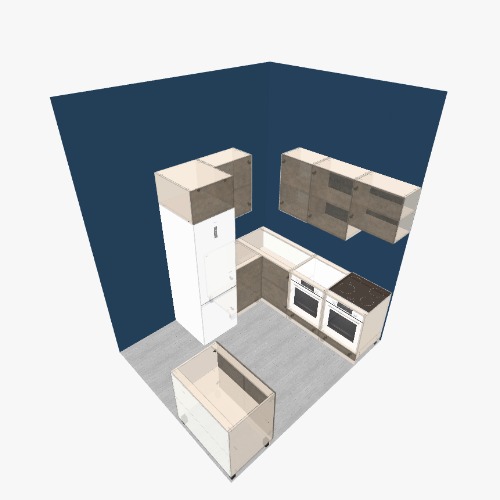 Кухня полудоделанная Free 3D furniture designs and blueprints from Flatma Community