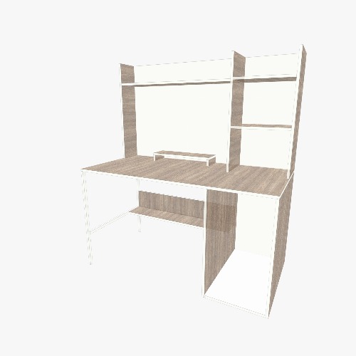 Meja Kerja Free 3D furniture designs and blueprints from Flatma Community