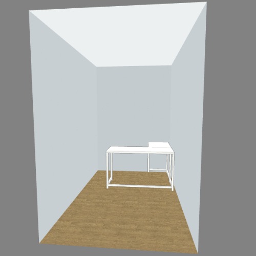 Meja L Free 3D furniture designs and blueprints from Flatma Community