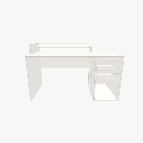 Mesa e Armários Setor de Compras