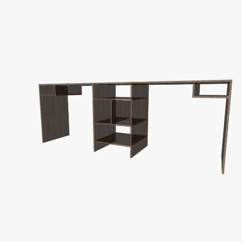 Mesa de escritório dupla
