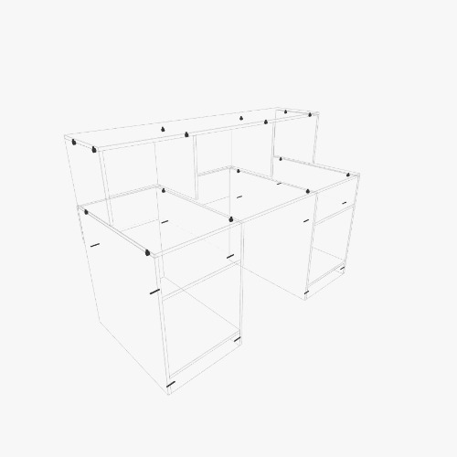 MESA HOME STUDIO Бесплатные 3D-проекты мебели и чертежи от сообщества Flatma