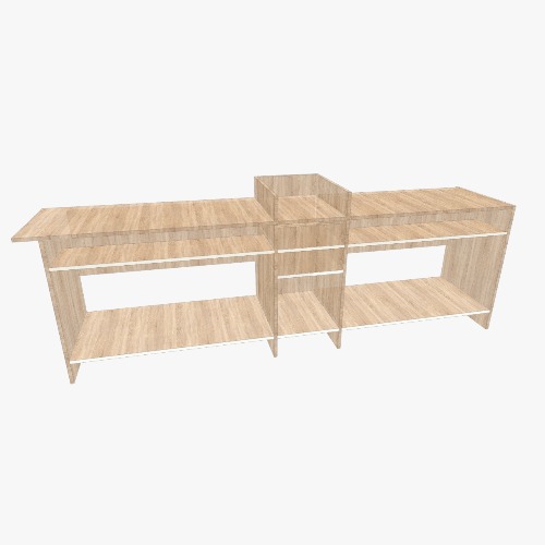Mesa larga Free 3D furniture designs and blueprints from Flatma Community
