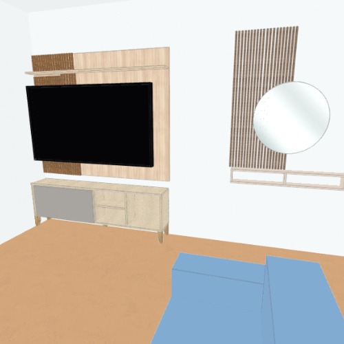 MESA TV CON PANEL