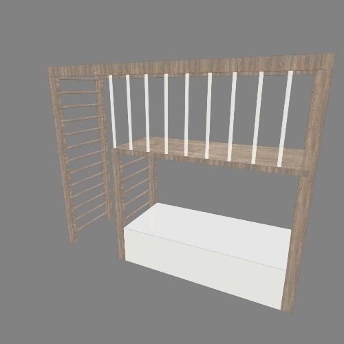 M_Hochbett Free 3D furniture designs and blueprints from Flatma Community