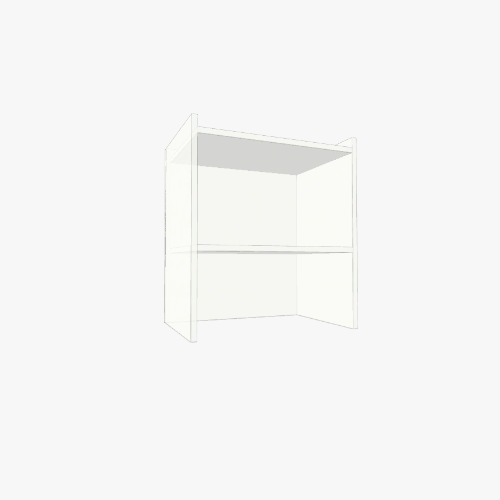 Mueble bajo polerones