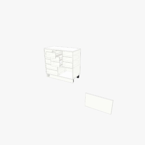 Mueble cajonera cocina