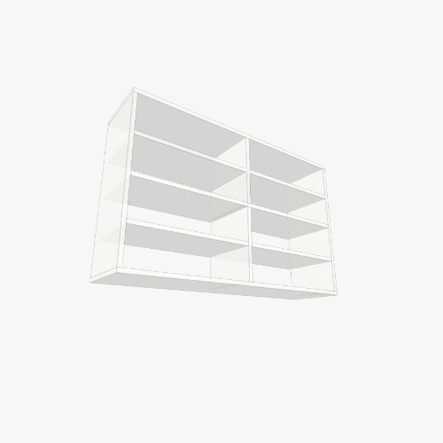 mueble empotrable 8 divisiones