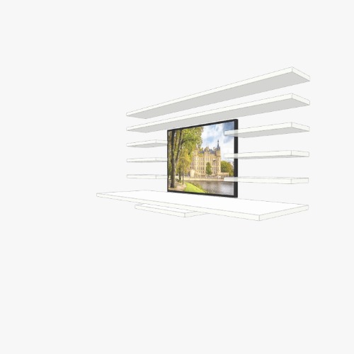 mueble pc con mensulas Free 3D furniture designs and blueprints from Flatma Community