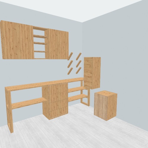 Mueble taller Free 3D furniture designs and blueprints from Flatma Community