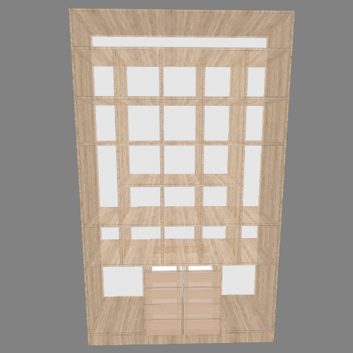 Multi - slot wardrobe