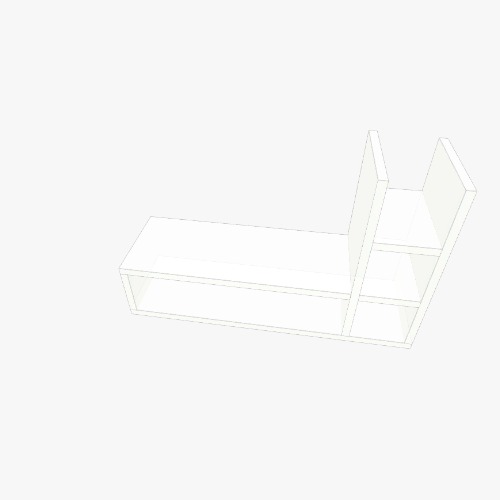 Полка для монитора Free 3D furniture designs and blueprints from Flatma Community