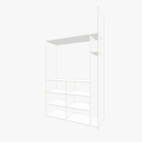 Правый шкаф Free 3D furniture designs and blueprints from Flatma Community