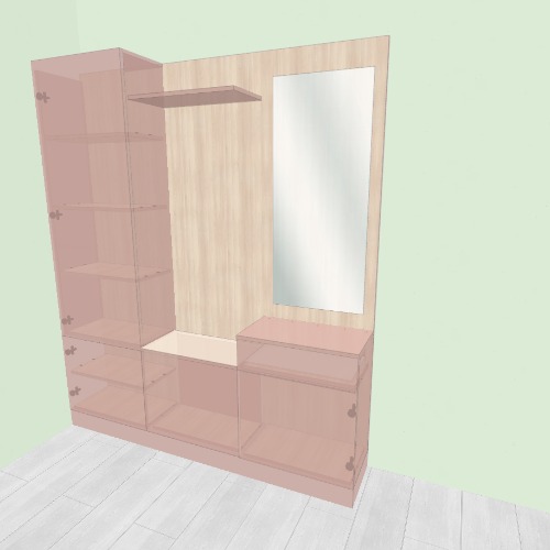 прихожая Free 3D furniture designs and blueprints from Flatma Community