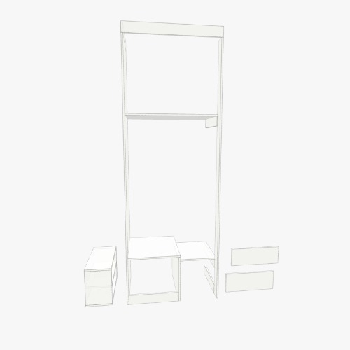 прихожая без дверей Free 3D furniture designs and blueprints from Flatma Community